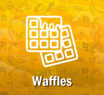 Waffles para cumpleaños