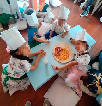 show pizzeritos para fiestas infantiles