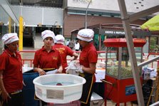 Alimentos para evento Intel