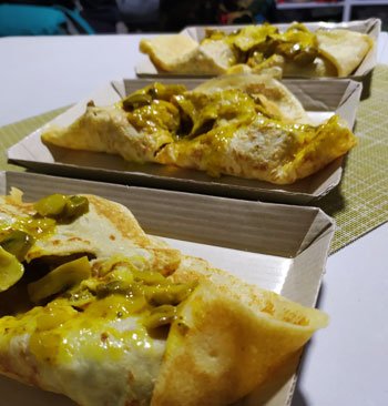 Crepes para cumpleaños