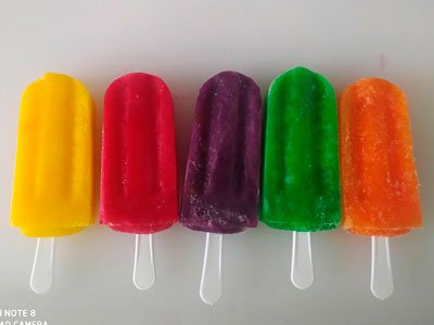 Helados de frutas Helados de frutas