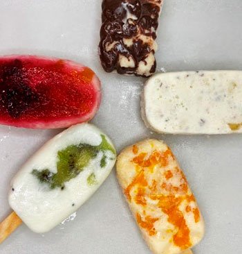 Paletas de yogurt eventos
