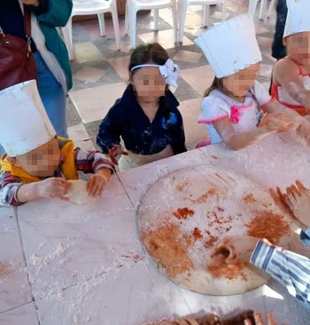 show pizzeritos para fiestas infantiles