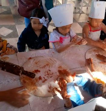 show pizzeritos para fiestas infantiles