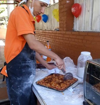 show pizzeritos para fiestas infantiles