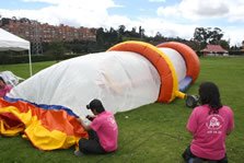 tunel inflable infantil