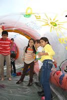 tunel de la imaginacion inflable infantil